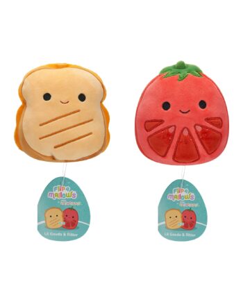 Squishmallows Flip   Mallow Lil Gouda And Ritter 13 Cm