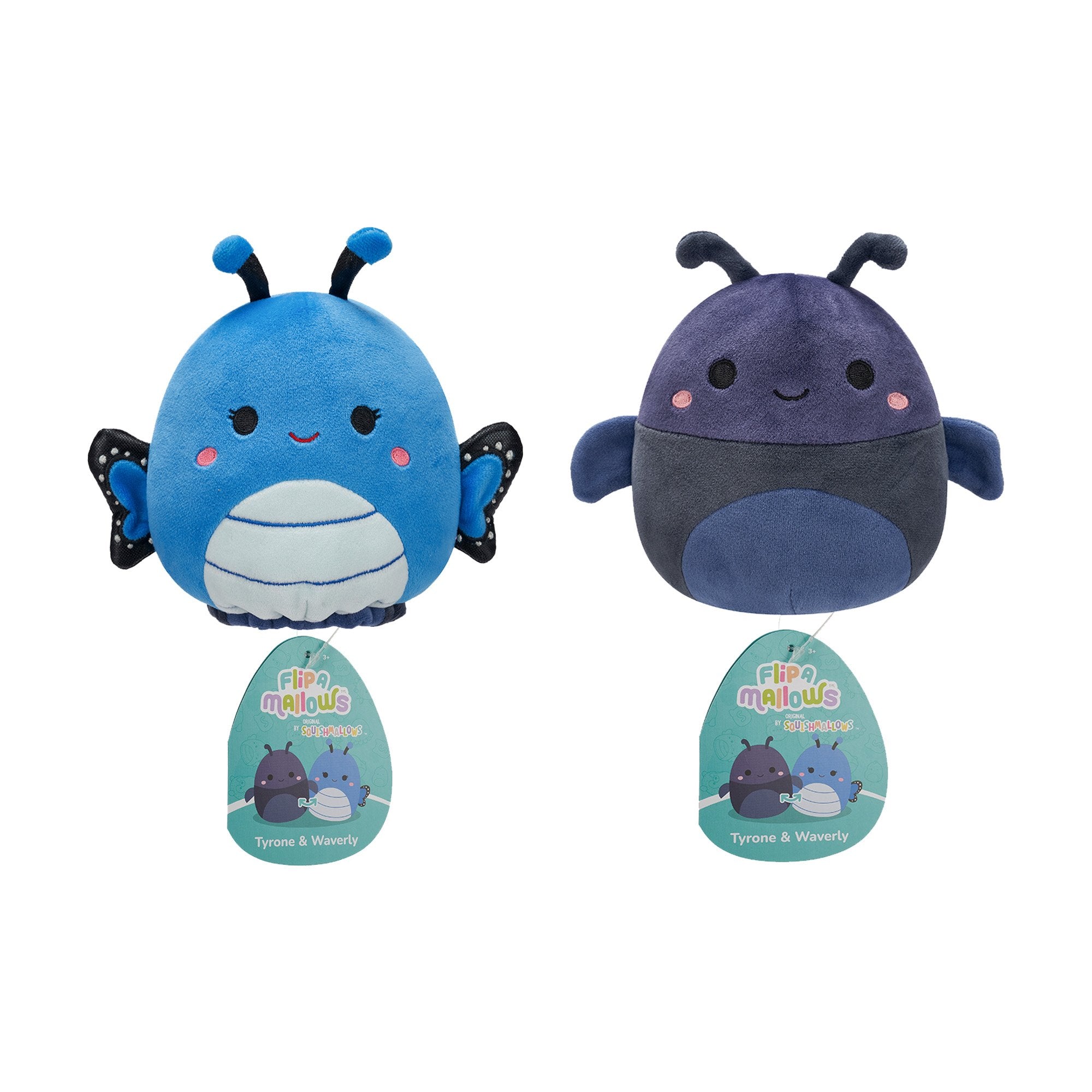 Squishmallows Flip Mallow Lil Tyrone And Waverly 13 Cm