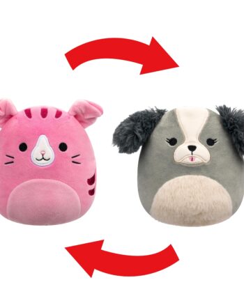 Squishmallows Flip   Mallow 13 Cm Malu Shih-tzu And Geraldine Cat