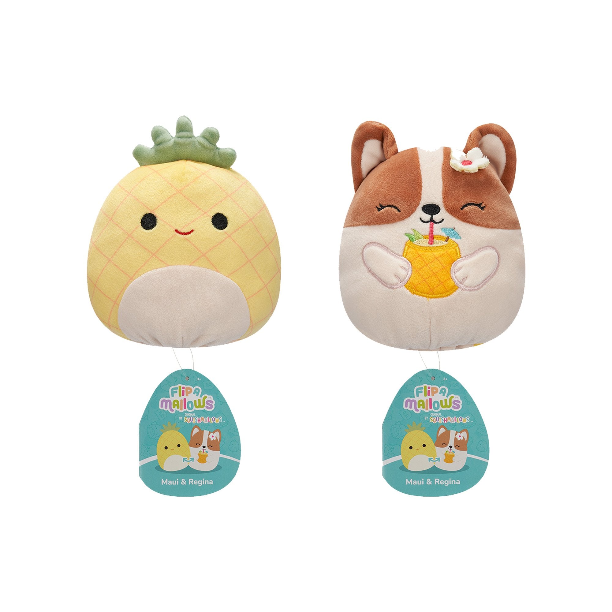 Squishmallows Flip Mallow Maui And Regina 13 Cm