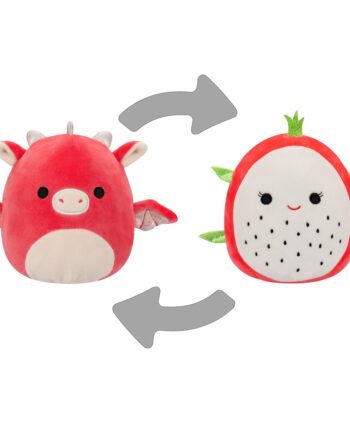 Squishmallows Flip   Mallow Delita The Dragon Fruit Baiden The Dragon 13 Cm