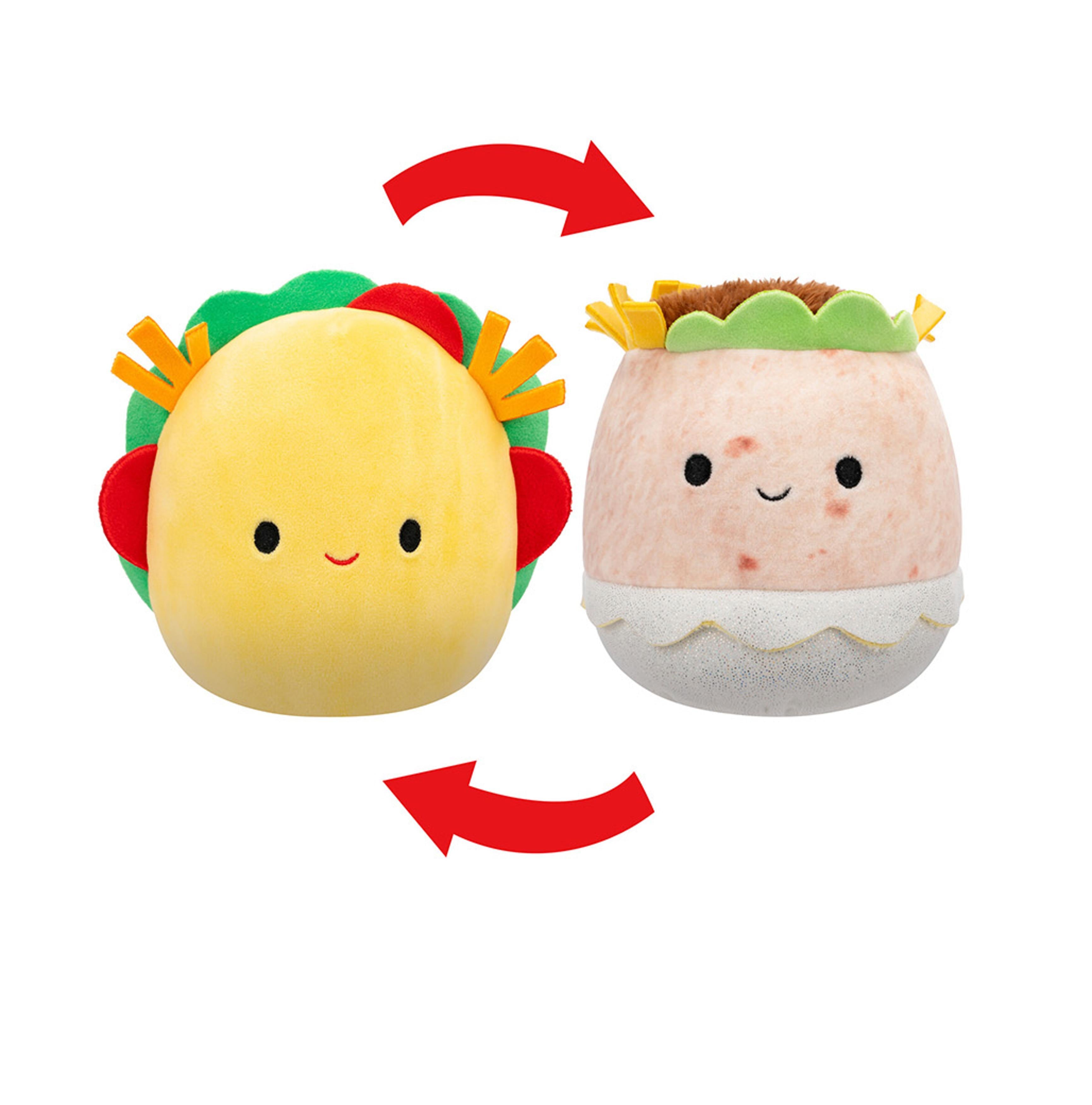 Squishmallows Flip   Mallow Tex Taco Bernardo Burrito 13 Cm