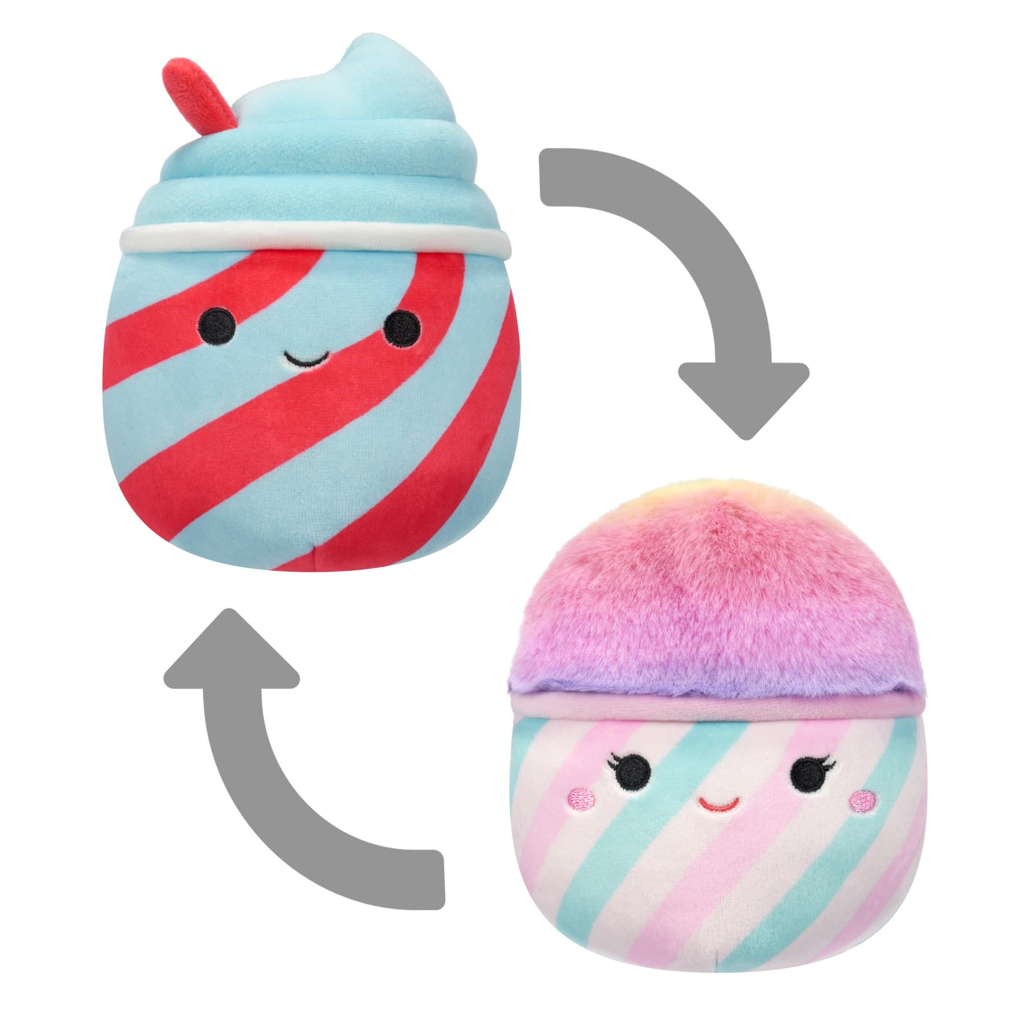 Squishmallows Flip   Mallow Tucker And Bevin 13 Cm