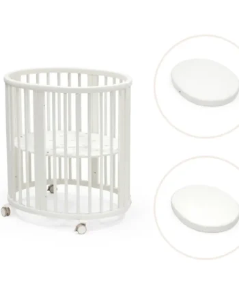 Stokke Sleepi Mini V3 Seng Med Madras Og Lagen Hvid