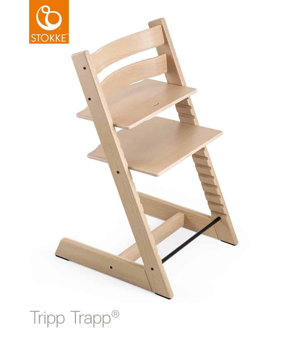 Stokkeâ Tripp Trappâ Højstol Oak Natur
