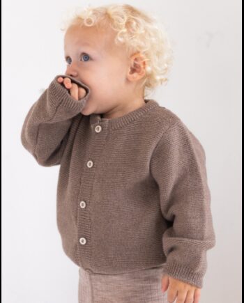 Strik Cardigan   100  Merino Uld Til Baby  Oeko-texâ