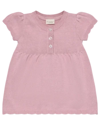 Strikket Kjole Bleached Mauve 68