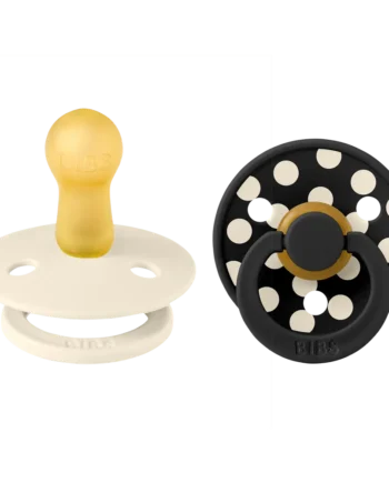 Studio Colour 2pk Polka Latex Str   Ivory Black