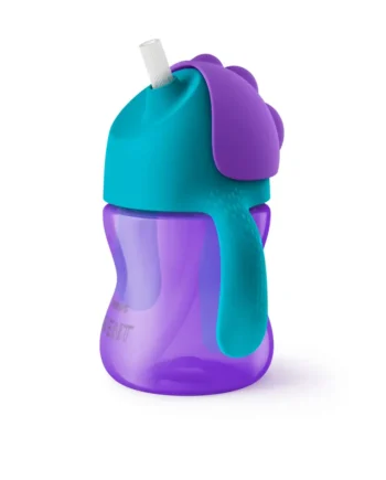 Sugerørskop  200 Ml  Lilla Blå