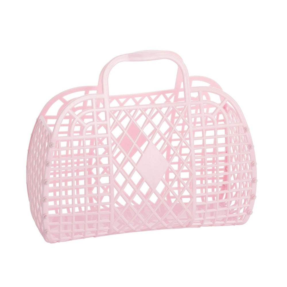 Sun Jellies Retro Kurv Lyserød Small