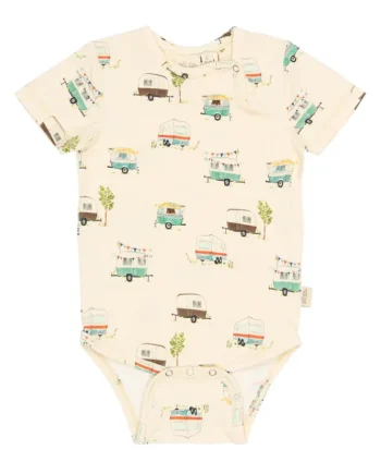 Sun Kortærmet Body Eggnog Camper Aop 92