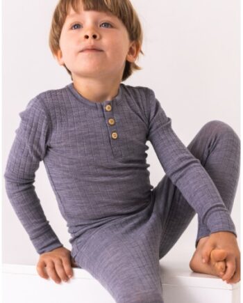 -shirt Med Lange ærmer   100  Merino Uld  Oeko-texâ