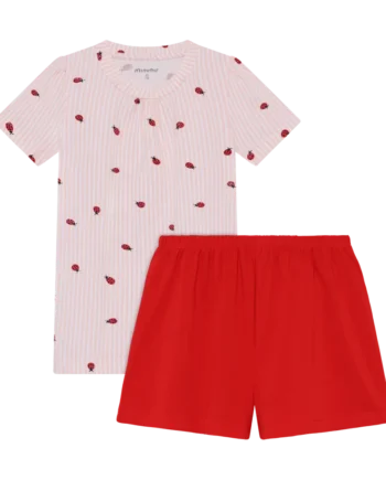 -shirt Og Shorts Sæt Peach Blush 104