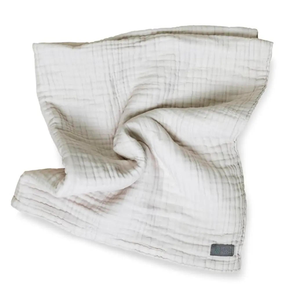 Tæppe Muslin Dove Grey
