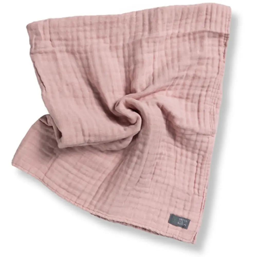 Tæppe Muslin Silver Rose