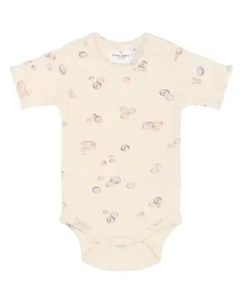 Tamma Kortærmet Rib Body Gardenia Aop 80
