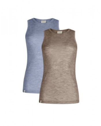 Tank Top Til Dame   100  Merino Uld  1x1 Rib   -pak