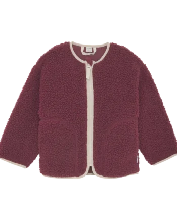 Teddy Fleece Jakke Hawthorn Rose 80