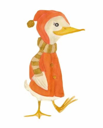 That X27   Mine Wallsticker Petra The Duck