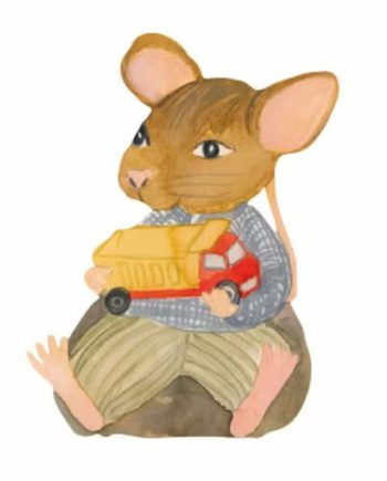 That X27   Mine Wallsticker Victor The Mouse