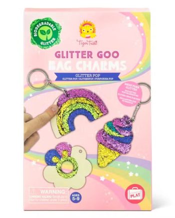 Tiger Tribe Lav Nøgleringe Glitter