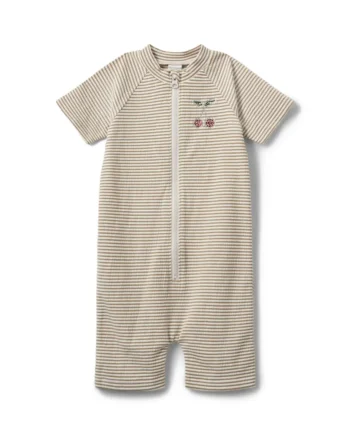 Tilla Badedragt Warm Stone Stripe 104