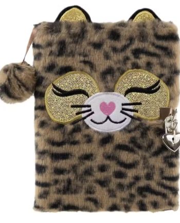 Tinka Dagbog Med Lås Leopard