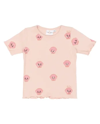 Tinker Rib  -shirt Peach Whip Aop 110