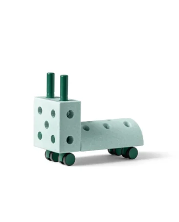 Tiny Ride Ocean Mint   Forest Green