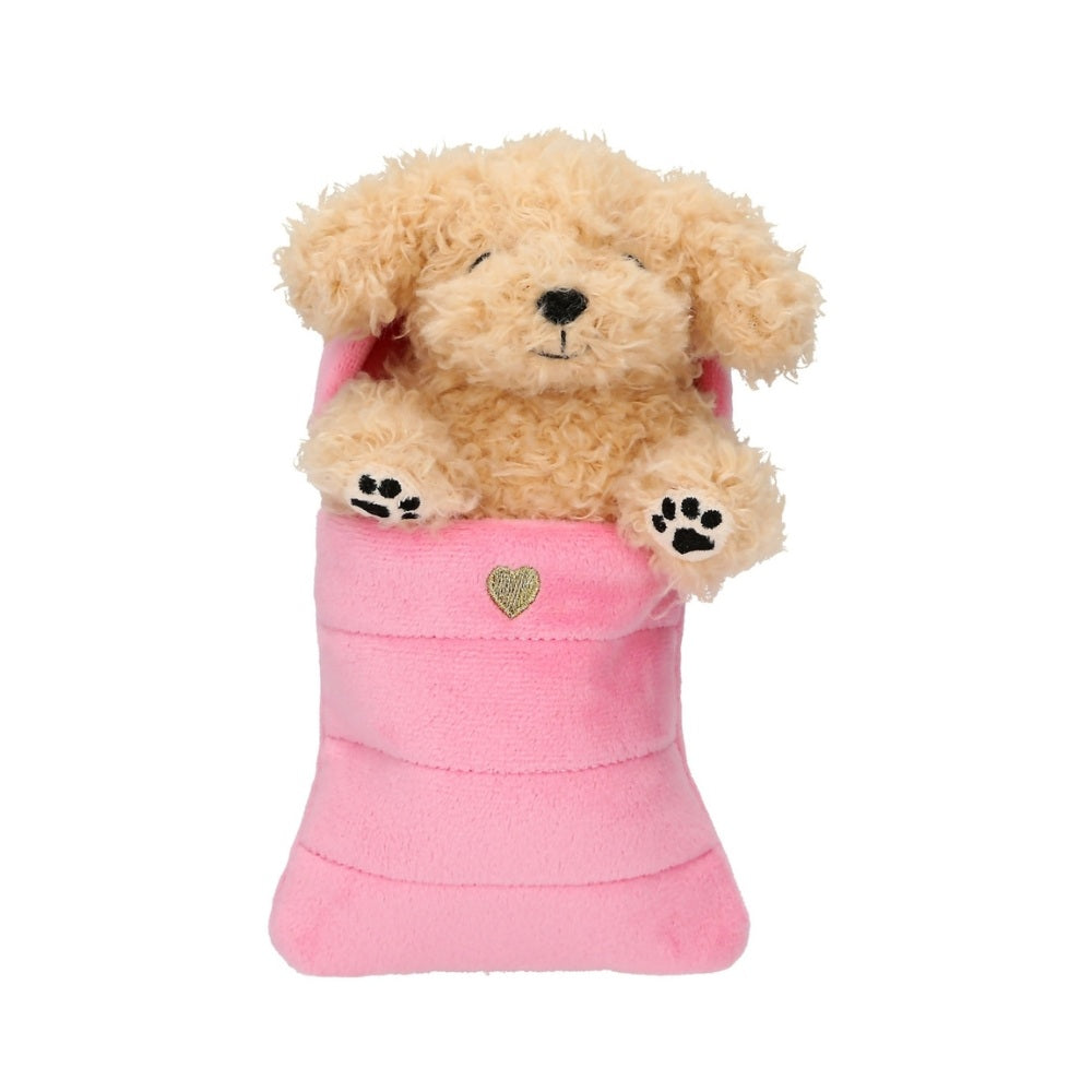 Top Model Hund Sovepose Pink
