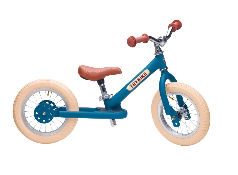 Løbecykel   -hjulet  Vintage Blå