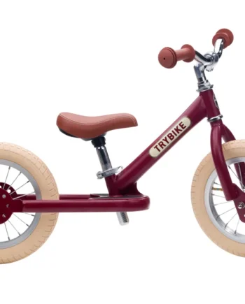 Løbecykel   -hjulet  Vintage Rød