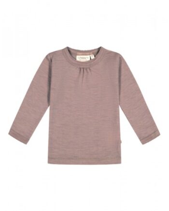 Trøje   1x1 Rib Med Rynker Ved Halsen   100  Merino Uld  Oeko-texâ