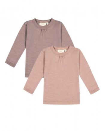 Trøje   1x1 Rib Med Rynker Ved Halsen   100  Merino Uld  Oeko-texâ   -pak