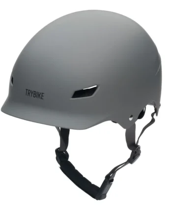Cykelhjelm Med Retrolook Antracitgrå