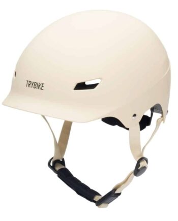 Trybike Cykelhjelm Retro Creme- : 51-56 Cm