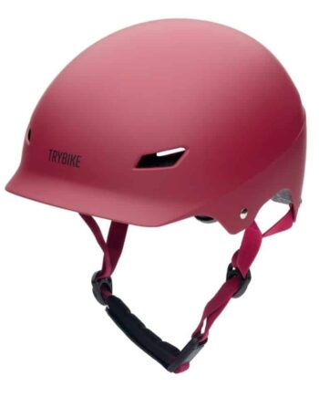 Trybike Cykelhjelm Retro Vinrød- : 51-56 Cm