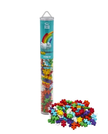 Tube Plus-plus Rainbow Color Mix   100 Pcs Tube