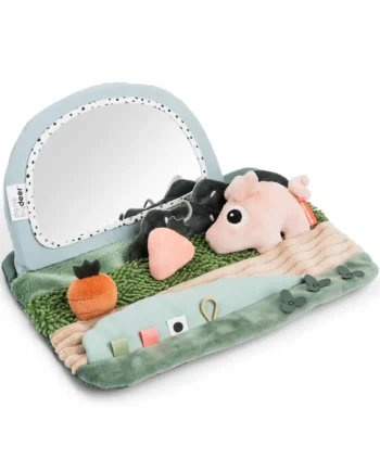 Tummy Time Sensorisk Spejl Tiny Farm Farvemix