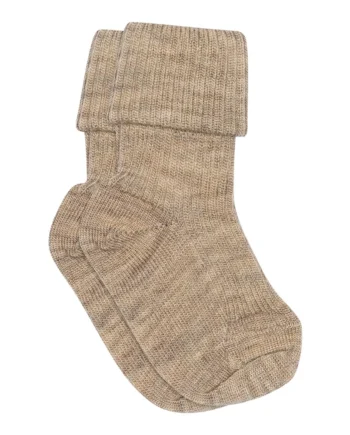 Uld Ankelstrømpe  Rib 489 17 18