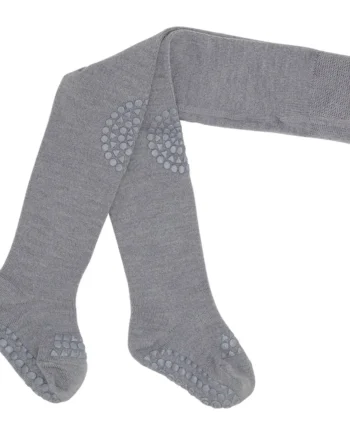 Uld Kravle Strømpebukser Grey Melange  -12m