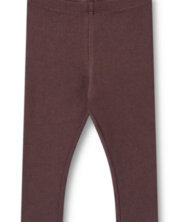 Wheat Maddy Rib Leggings Fudge   Mdr