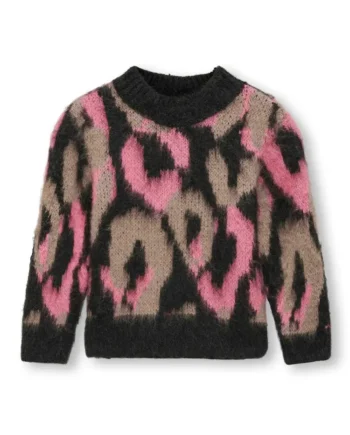 Wild Langærmet  -neck Strik Pirate Black 92