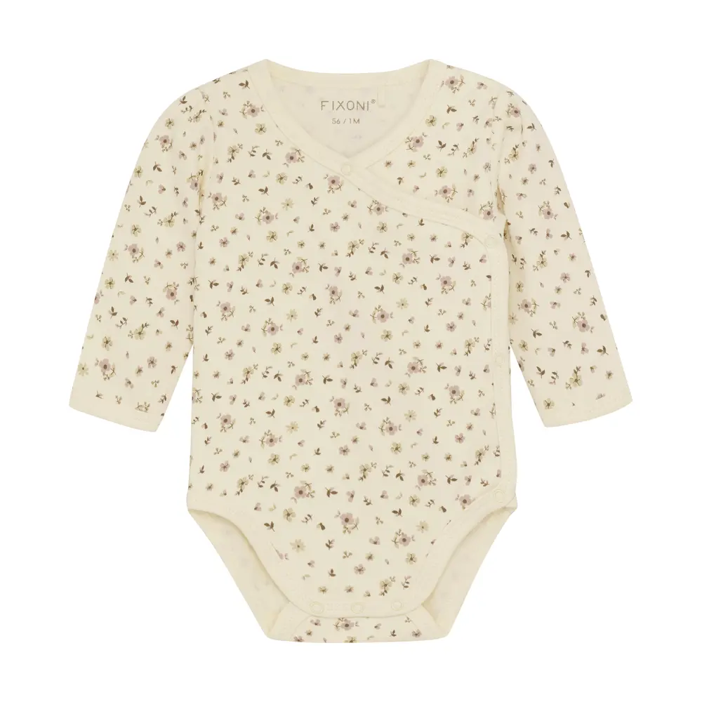 Wrap Body Langærmet Shadow Gray 62