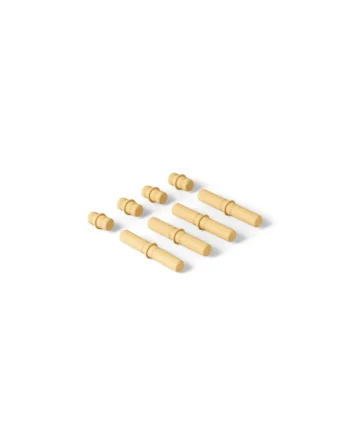 Connector Pegs Honey Yellow