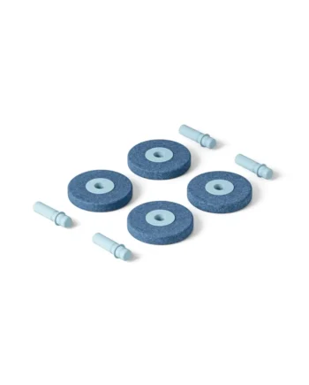 Foam Wheels Deep Blue   Sky Blue