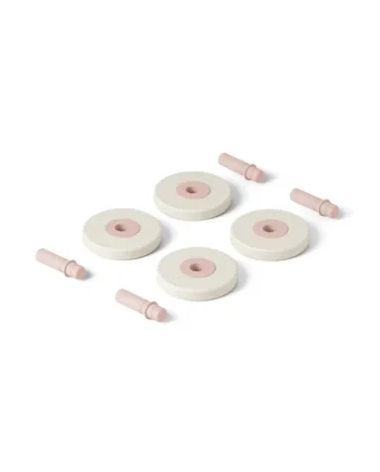 Foam Wheels Sand Grey   Soft Rose