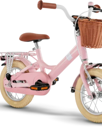 Youke Classic 12 Alu Legecykel Med Kurv Retro Rose