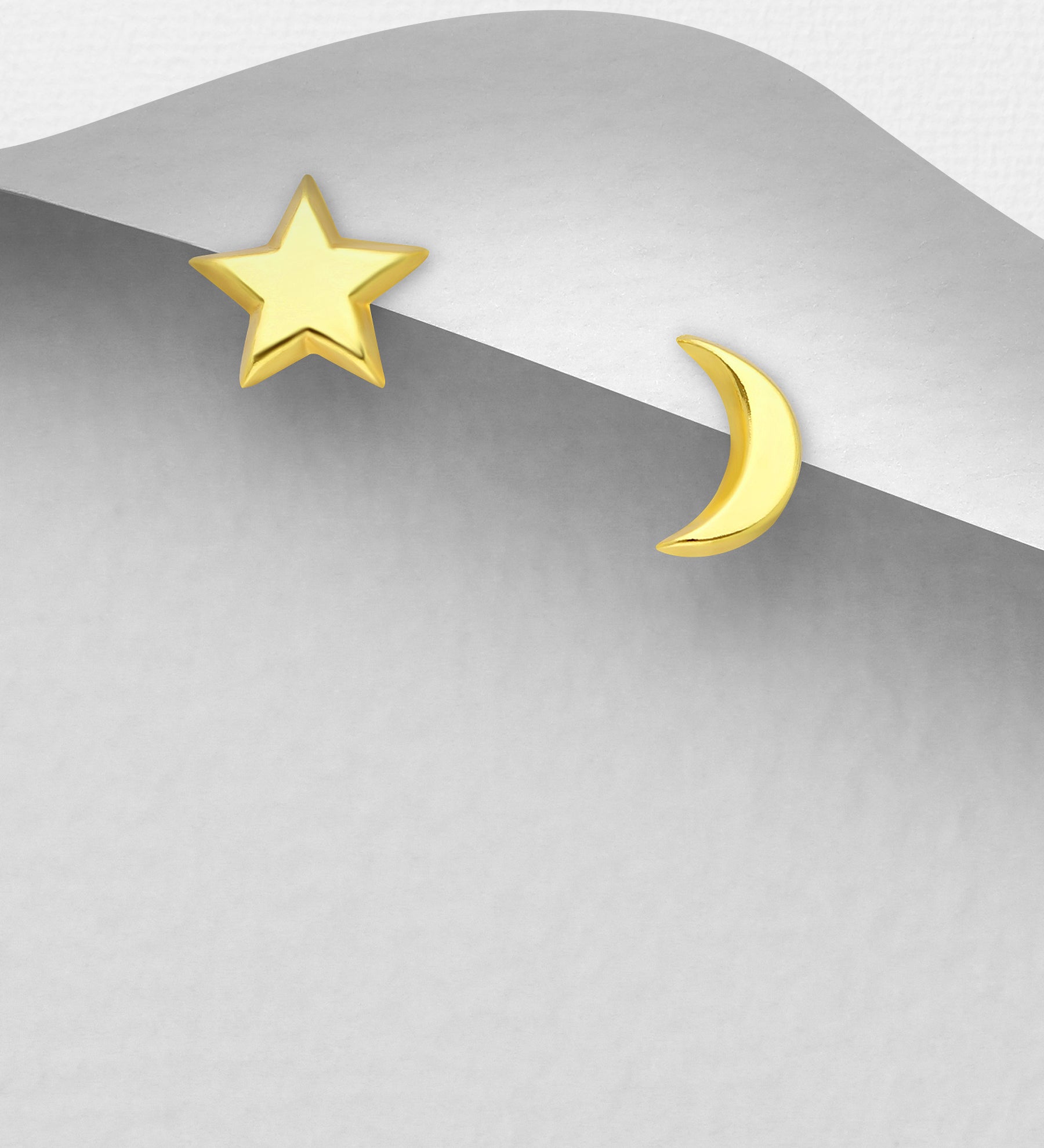 ørestikker Måne   Stjerne Guld