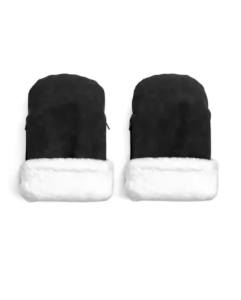 østerbrohandsken Black Faux Suede